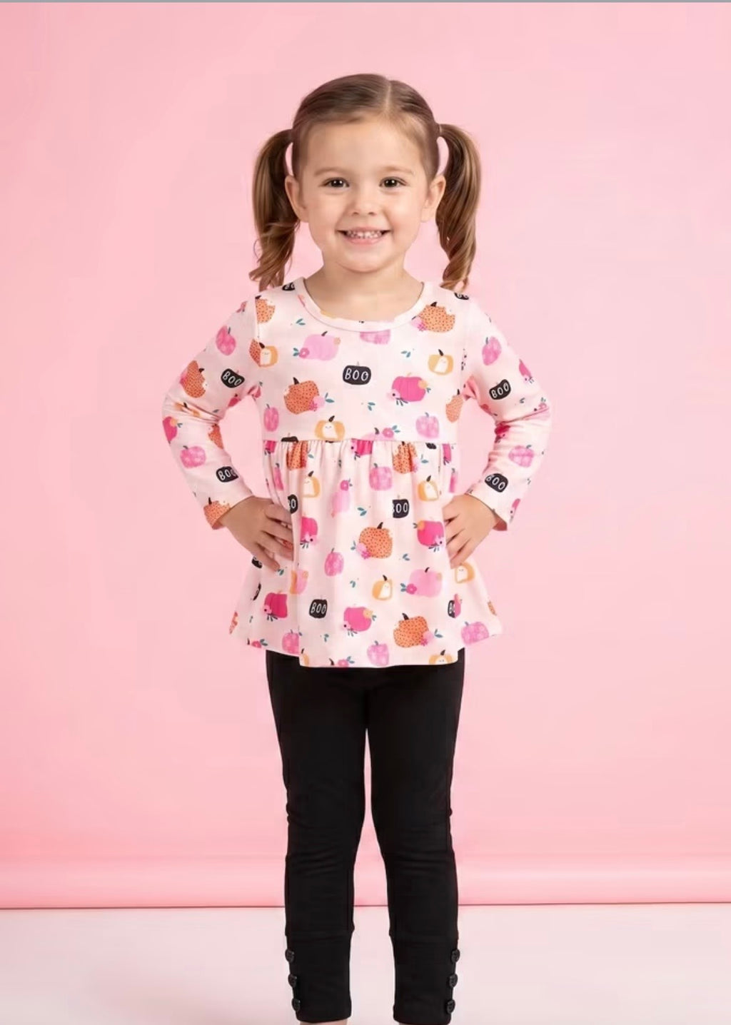 Boo-tiful Patch Pant Set