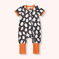 Boo Crew Ghost Zip Romper