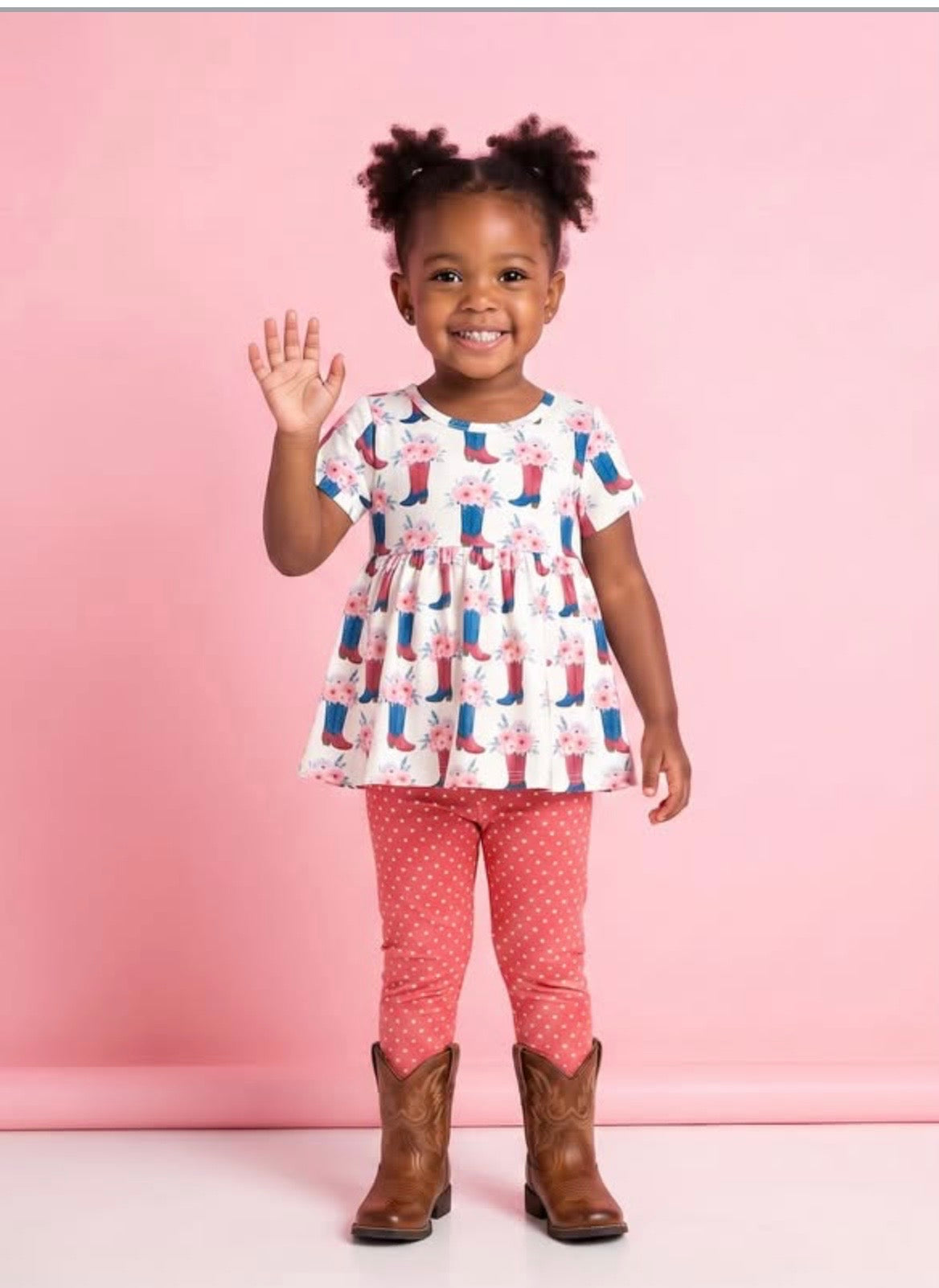 Boots and Blooms Pant Set