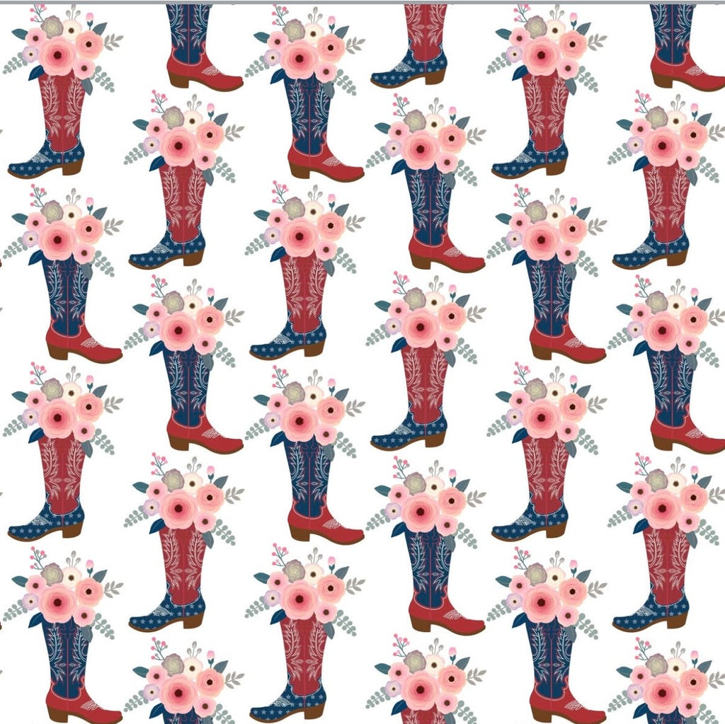 Boots and Blooms Romper
