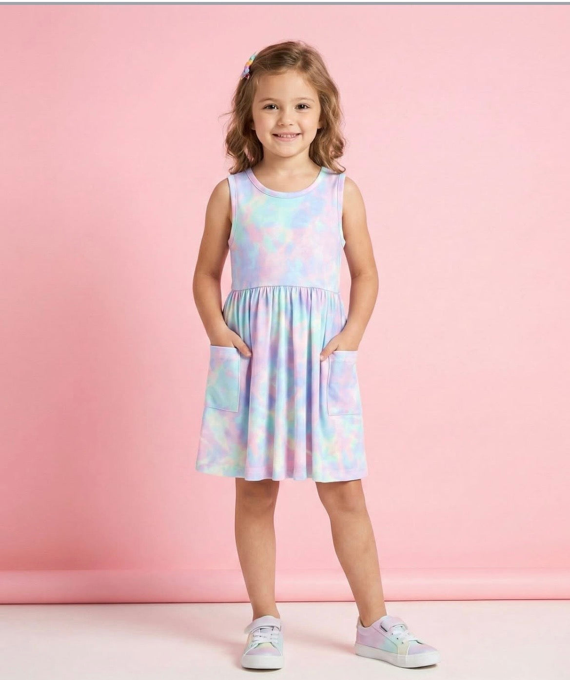 Cotton Candy Swirl Dress