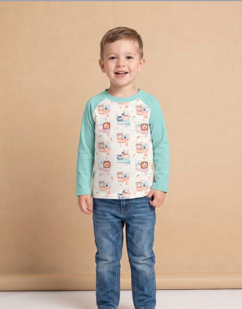 Cozy Critters Raglan Tee