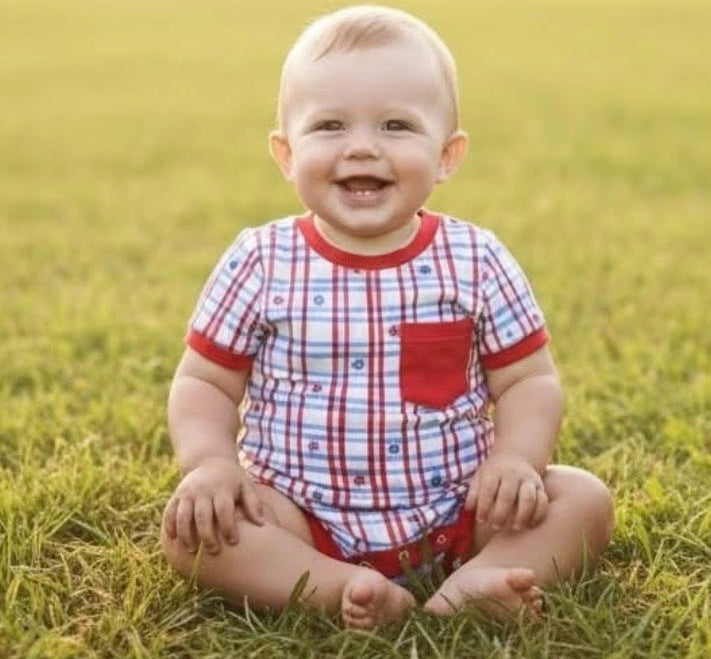 Freedom Fields Boy Romper