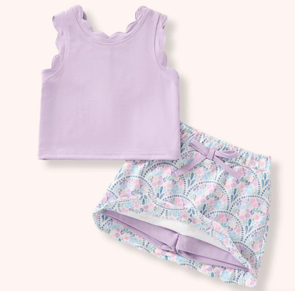 Graceful Garden Skort Set
