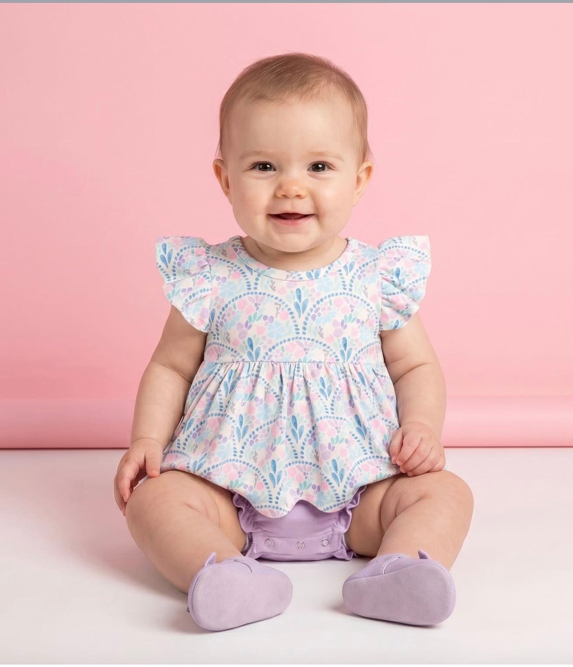Graceful Garden Girl Romper