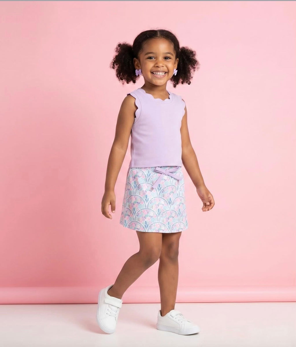 Graceful Garden Skort Set