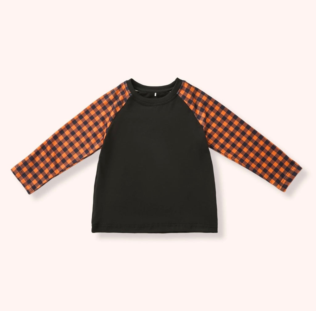 Harvest Gingham Raglan Shirt — Preorder
