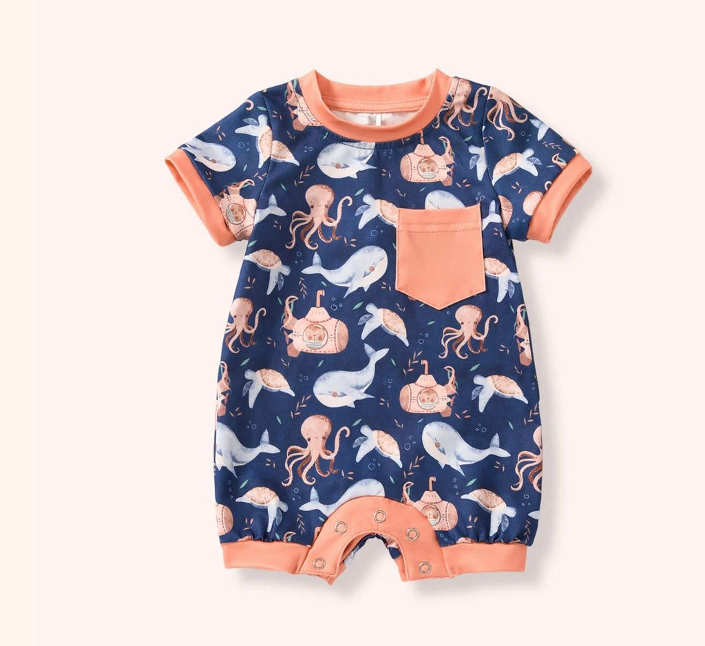 Ocean Explorers Boy Romper