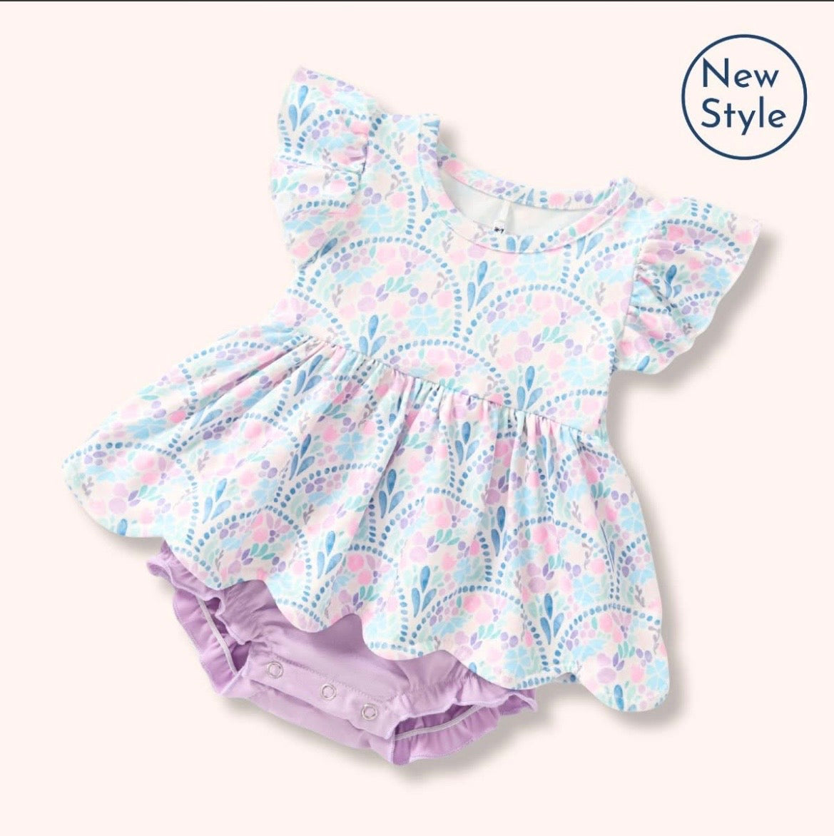 Graceful Garden Girl Romper