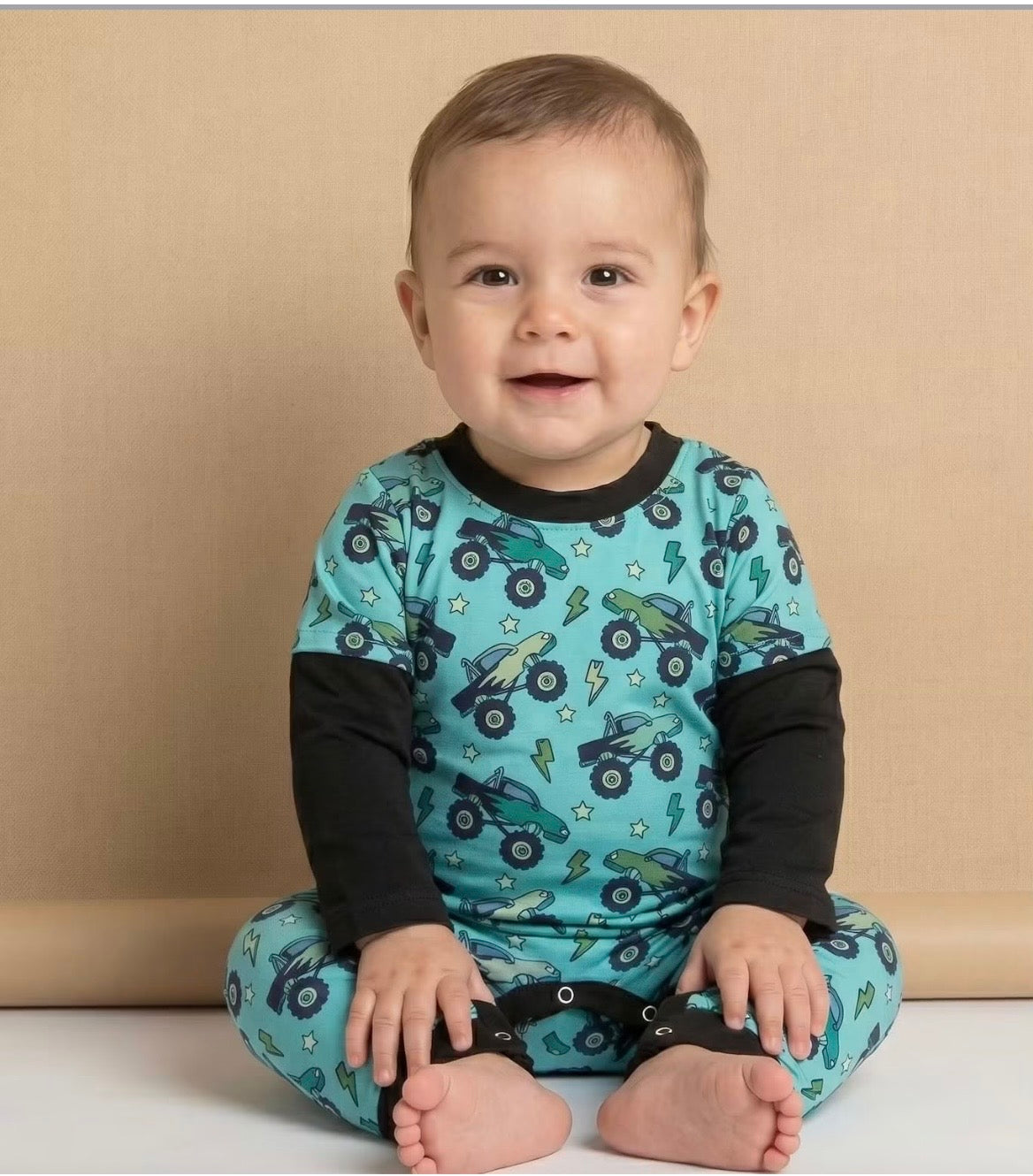 Big Wheels Boy Romper