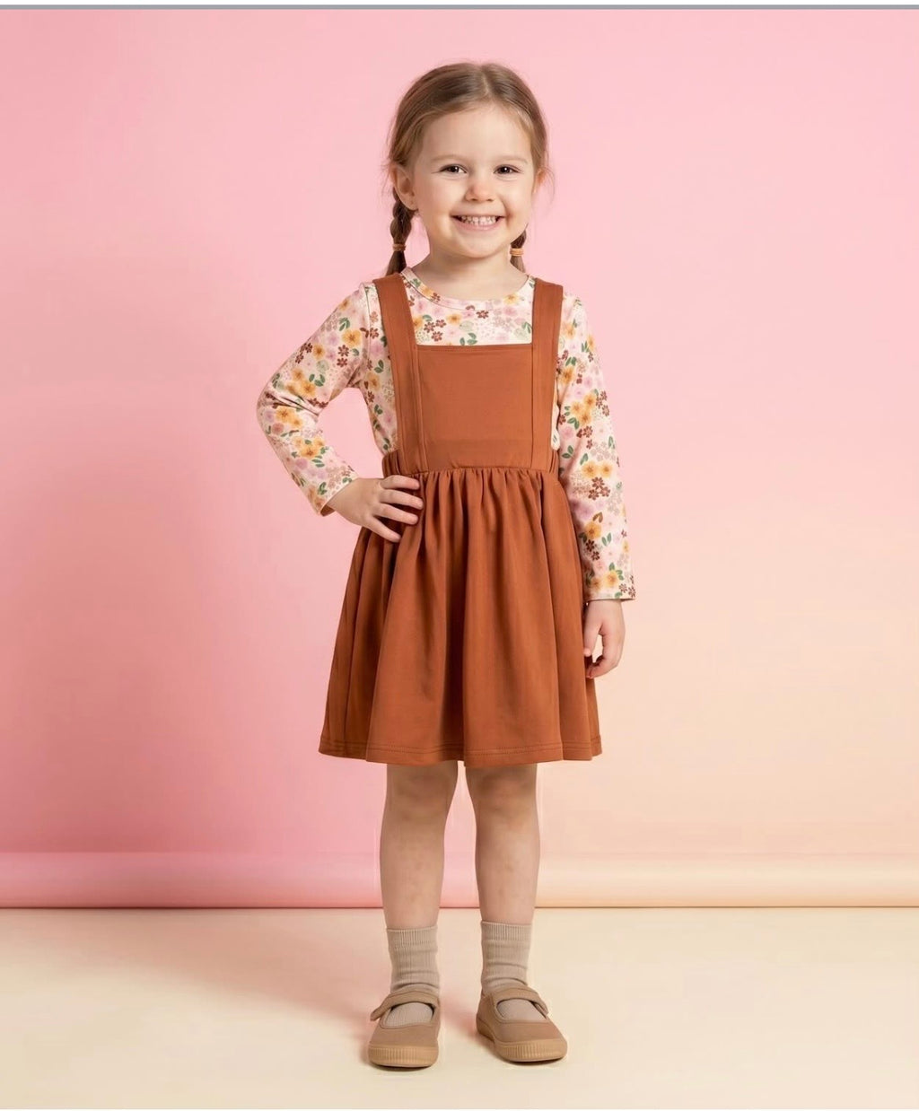 Fall Capsule Pinafore Dress