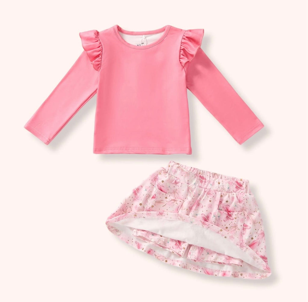 Prima Ballerina 2Pc Skort Set