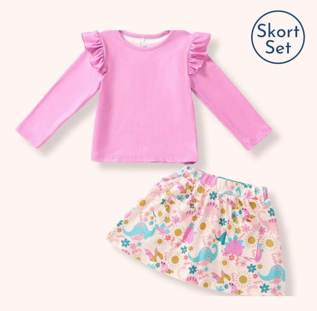 Jurassic Dreams 2Pc Skort Set