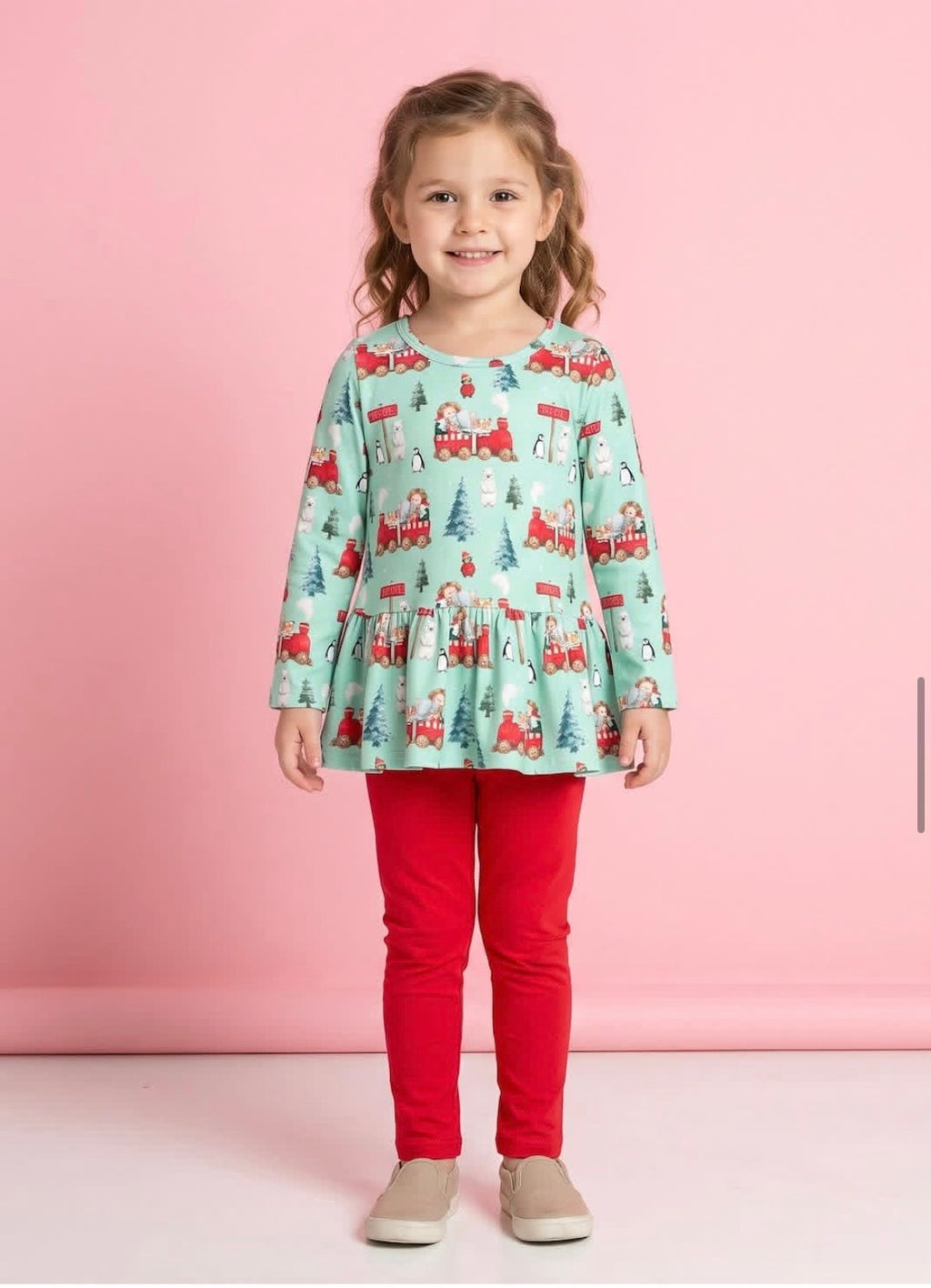 North Pole Express 2 Pc Pant Set