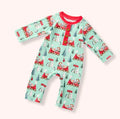 North Pole Express Boy Romper