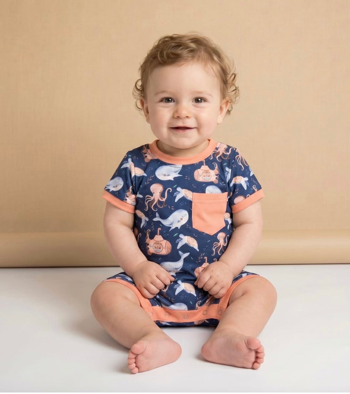 Ocean Explorers Boy Romper