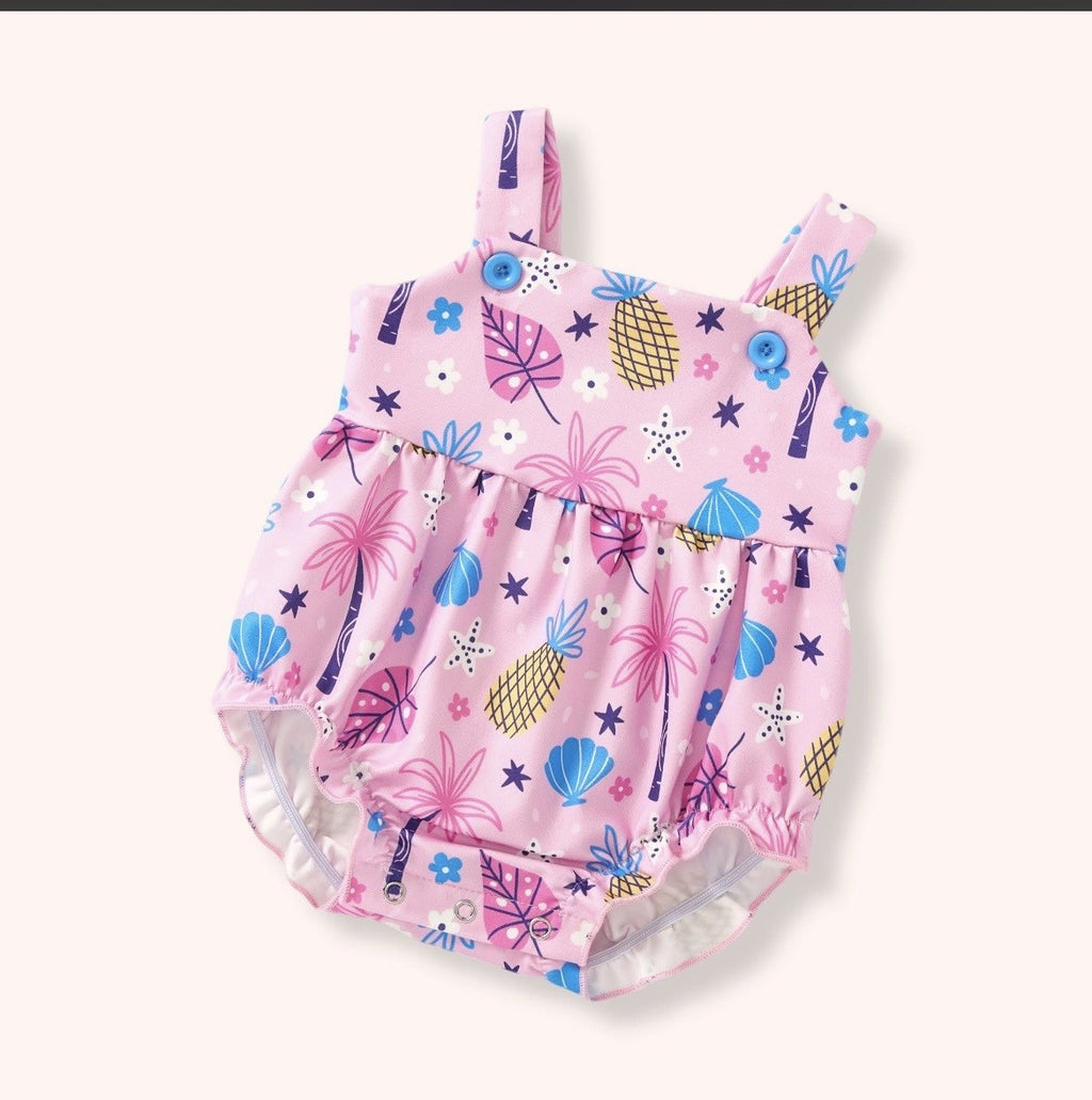 Palm Breeze Infant Girl Romper