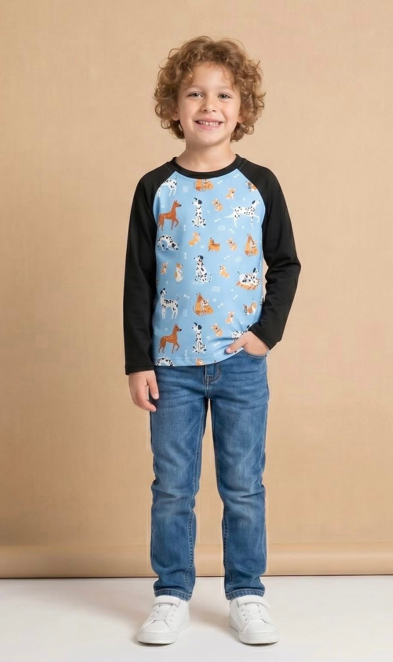 Playful Paws Raglan Shirt