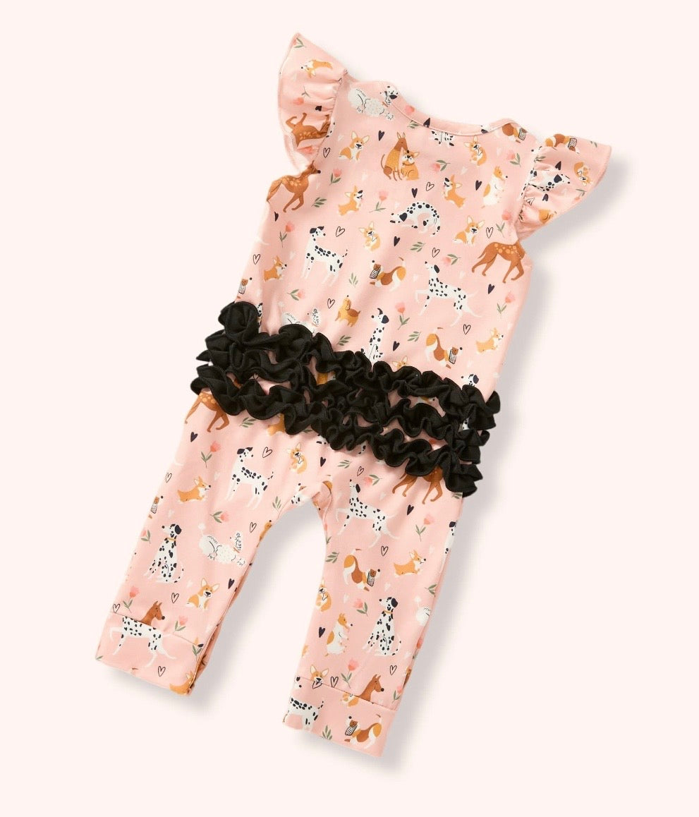 Playful Paws Flutter Romper
