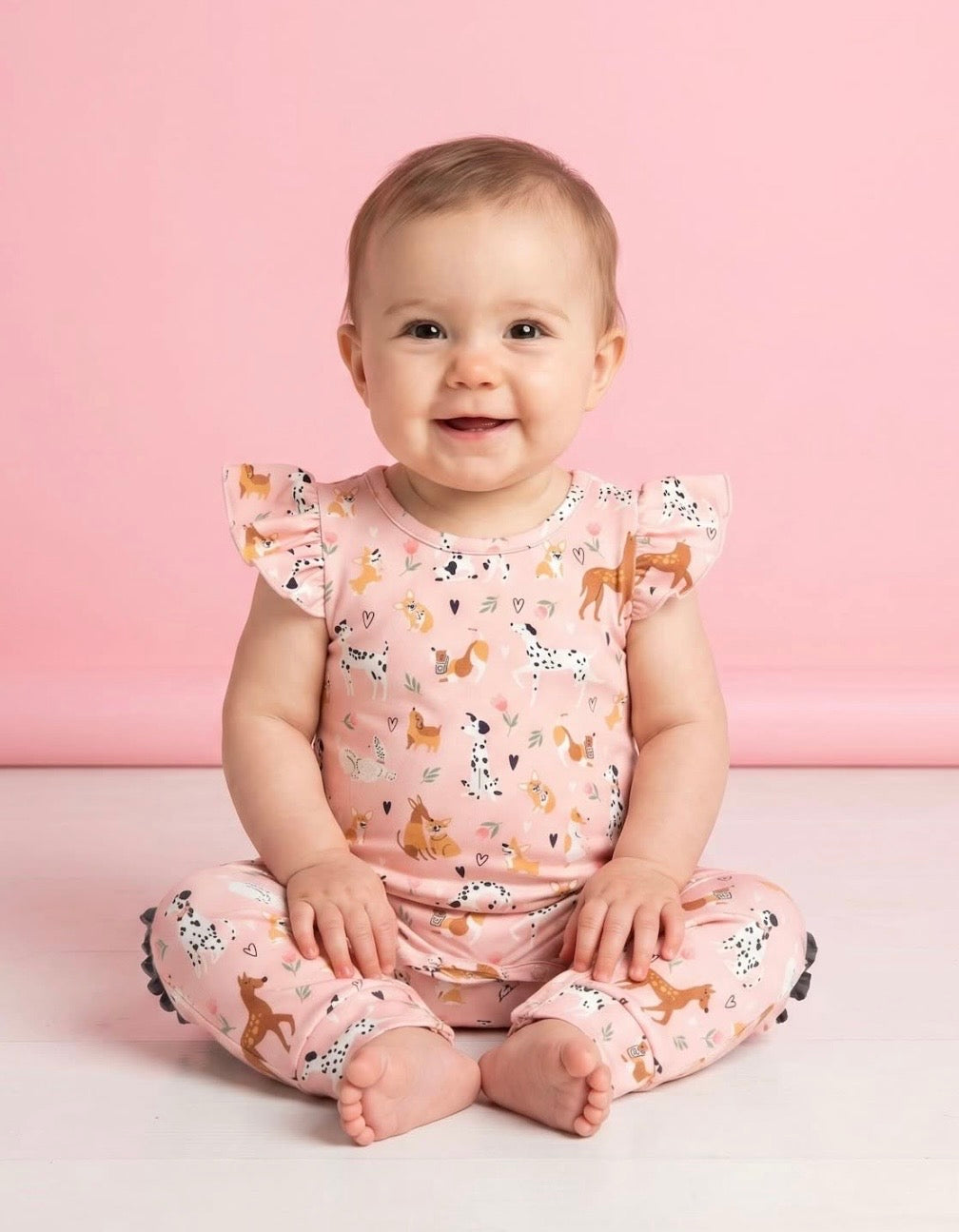 Playful Paws Flutter Romper