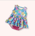 Preppy Pineapple Infant Girl Romper