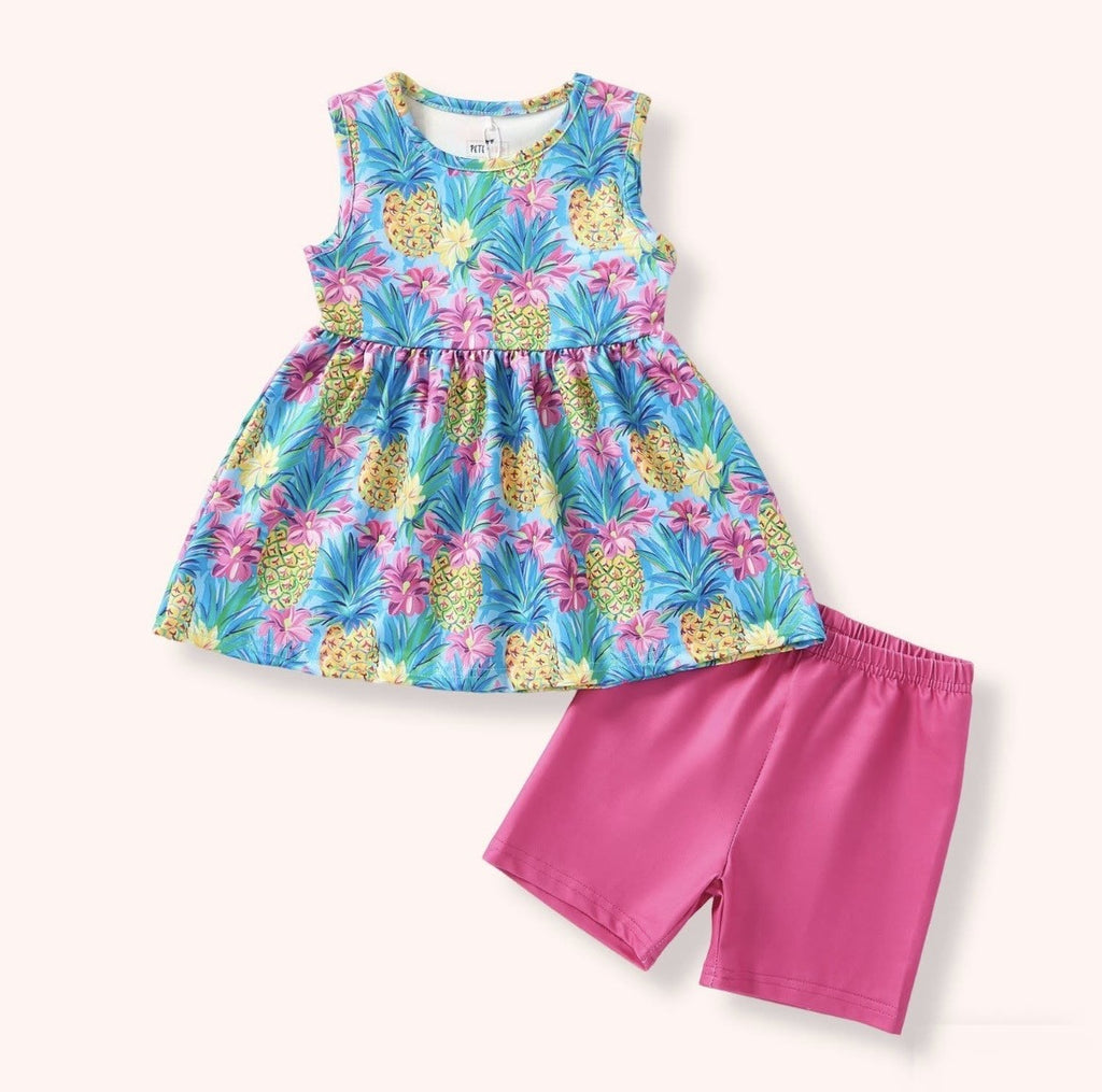 Preppy Pineapples 2 Pc Set