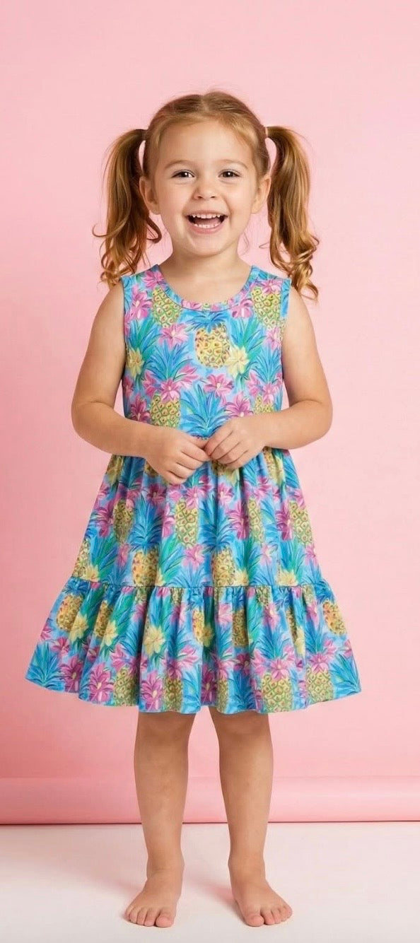 Preppy Pineapples Dress