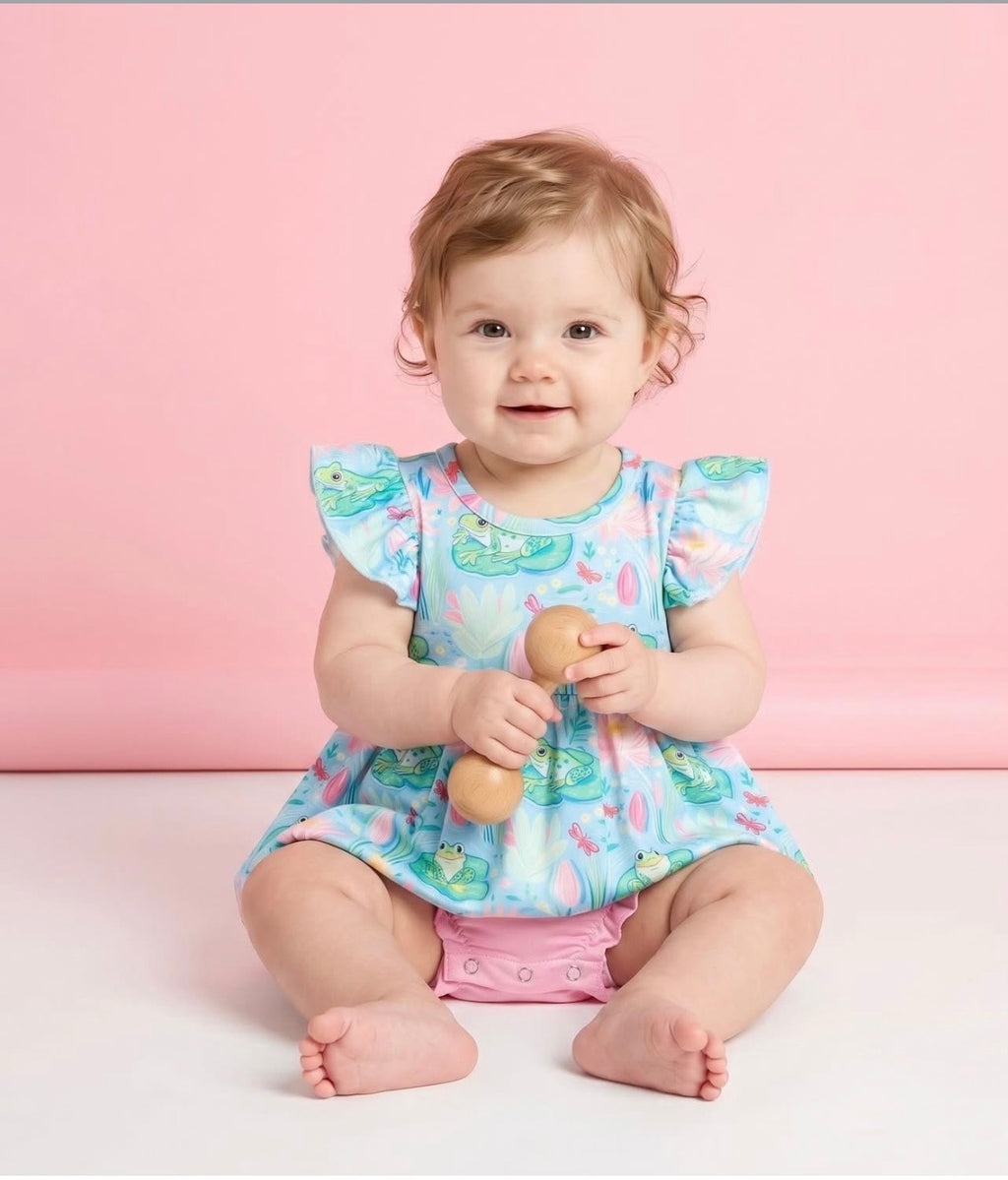 Preppy Pond Girl Romper