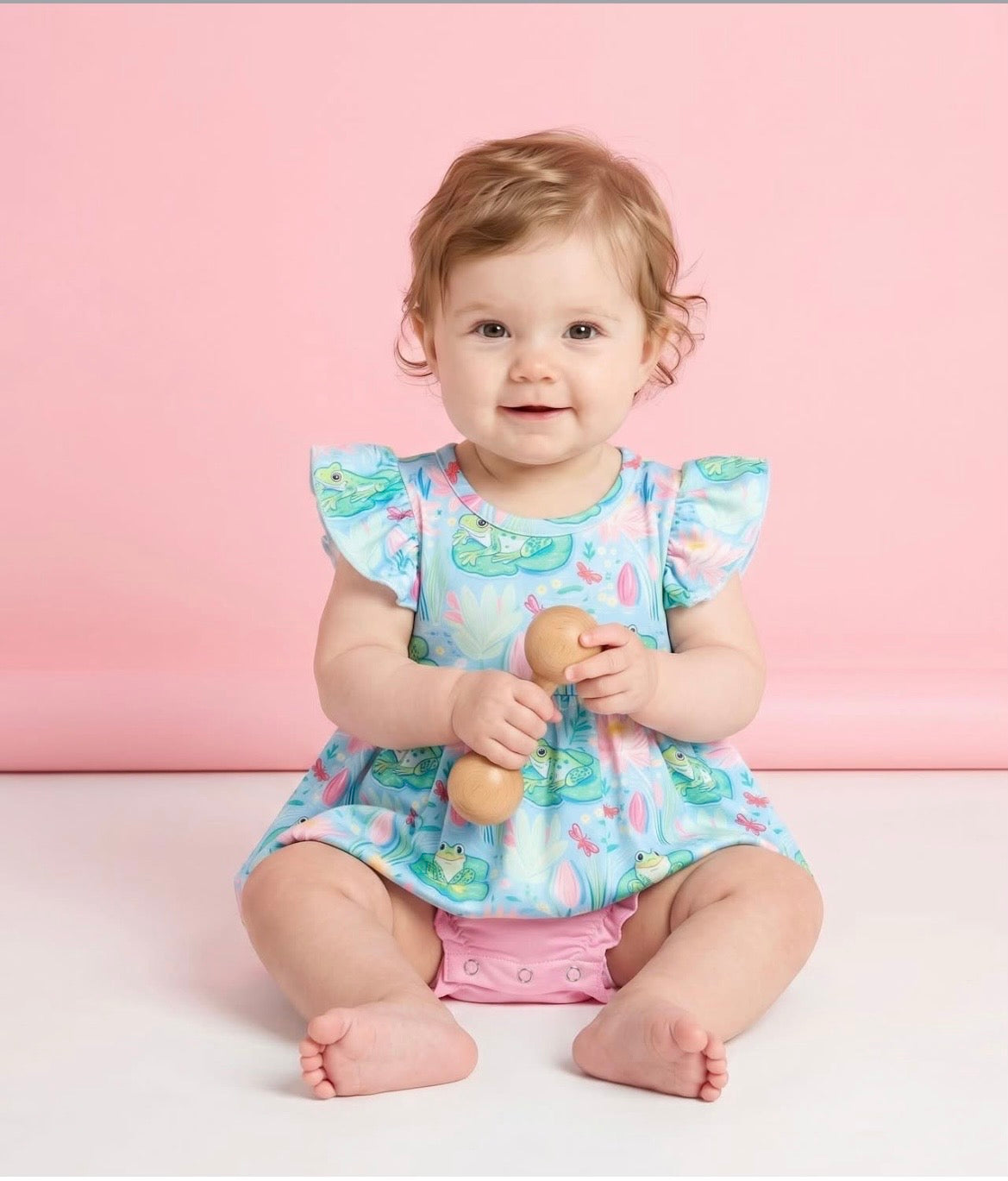 Preppy Pond Girl Romper