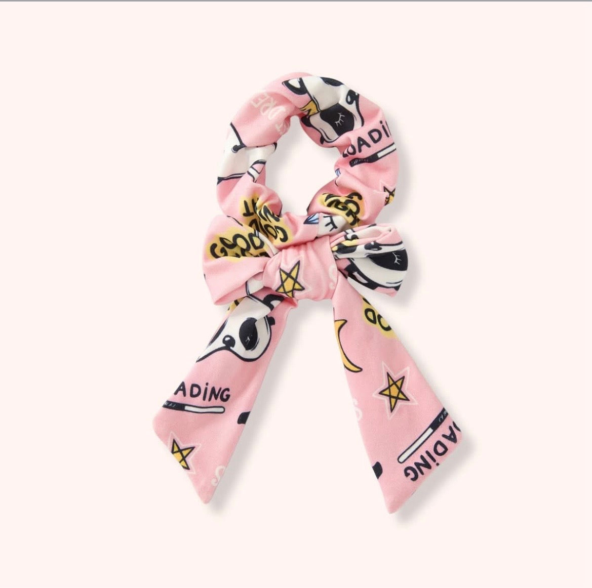 Sleepover Squad Bow Scrunchie