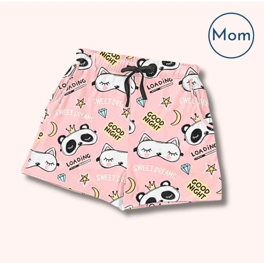 Sleepover Squad Mom Shorts