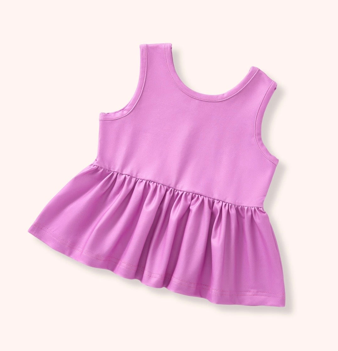 Summer Capsule Peplum Tank