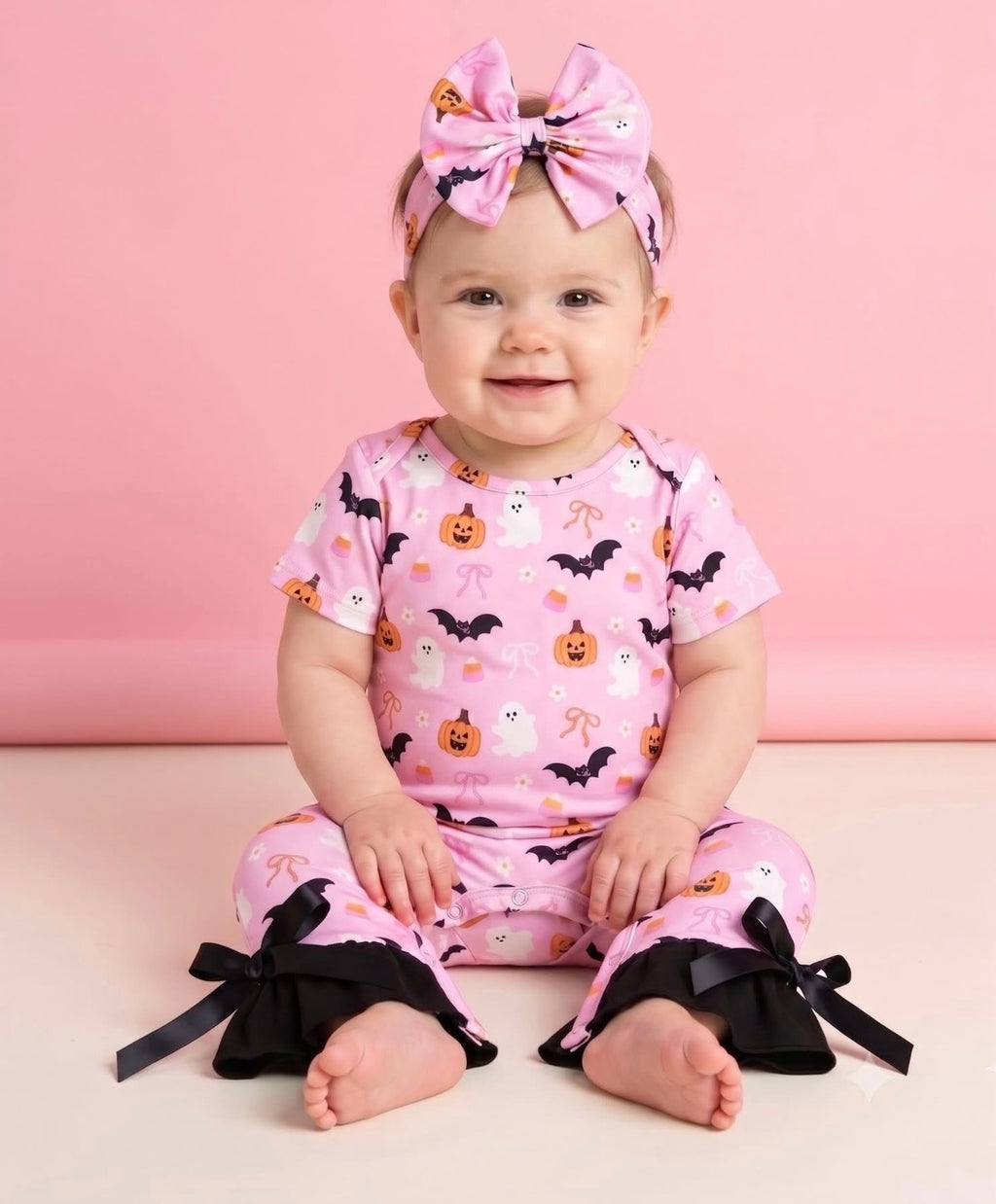Sweet & Spooky Girl Romper