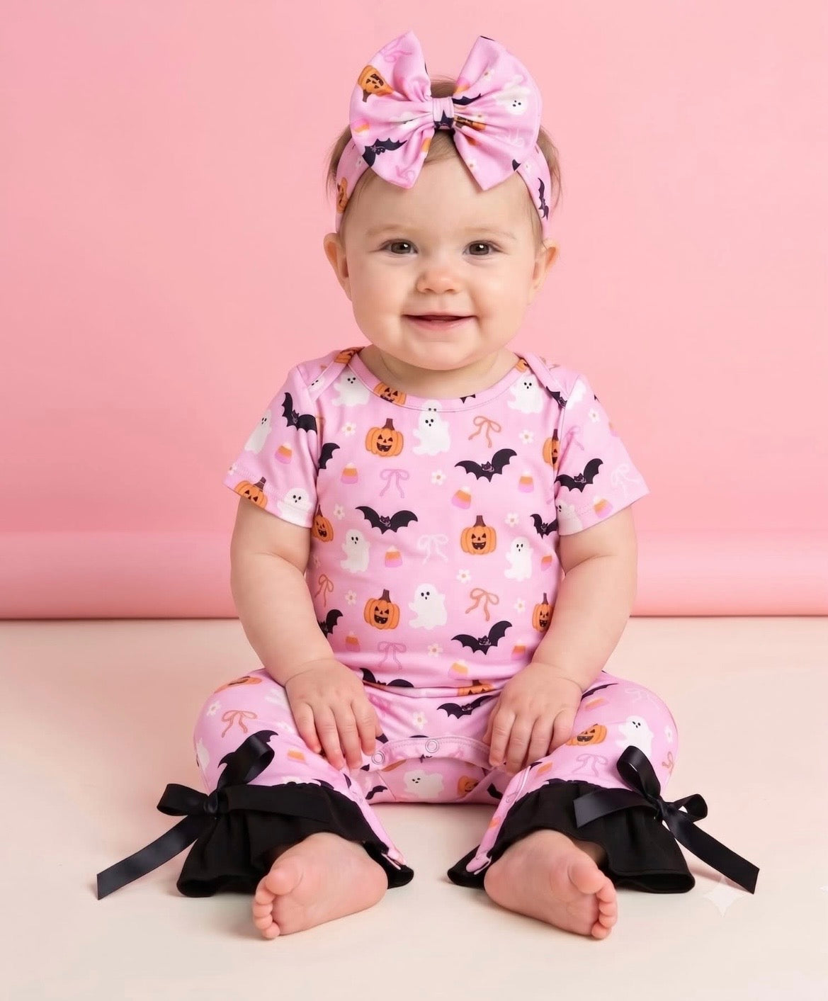 Sweet & Spooky Girl Romper