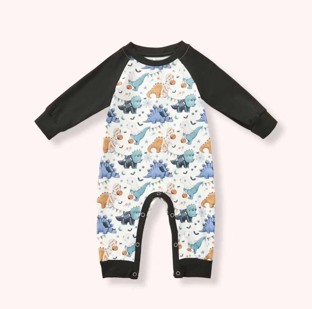 Trick-O-Saurus Boy Romper