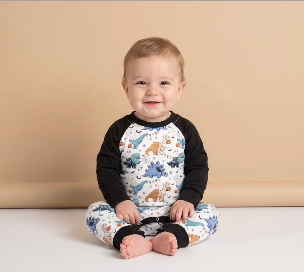 Trick-O-Saurus Boy Romper